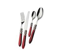 Bugatti Set 49 Posate Aladdin Ghiera Argento Antico Bordeaux