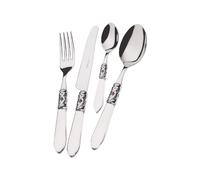Bugatti Set 49 Posate Aladdin Ghiera Cromata Trasparente