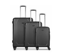 bugatti Valencia 4 ruote Set di valigie 3 pezzi black (BUG12348-01)