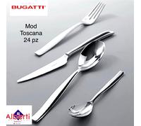 Bugatti Casa Servizio di Posate Toscana 24 pezzi in acciaio inox