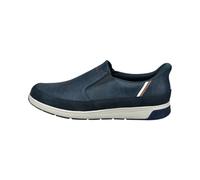 bugatti Slip On mit Einfachem Ein Ausstieg und Gummizug, Mocassino Uomo, Dark Blue 4100, 45 EU