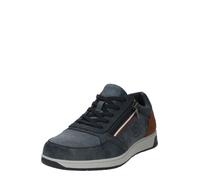 bugatti Klassischer Sneaker mit Zipp-Element und Logo An der Seite, Scarpe da Ginnastica Uomo, Blue 4000, 41 EU