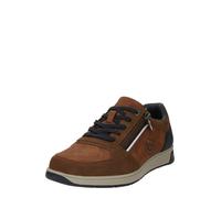 bugatti Klassischer Sneaker mit Zipp-Element und Logo An der Seite, Scarpe da Ginnastica Uomo, Cognac 6300, 44 EU