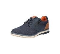 Bugatti Simone - Stringate Con Cerniera Blu - Taglia 42 [28cm] Scarpe Uomo