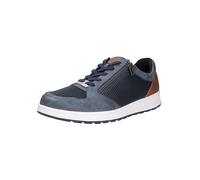 bugatti Uomo Sneaker Casual con Cerniera, Suola Resistente, Blu Scuro, 40 EU