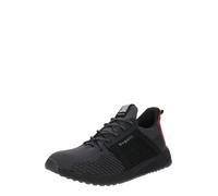 bugatti Uomo Sneakers in mesh traspirante, sneakers in memory foam, lacci elastici, Nero, 46 EU