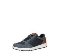 bugatti Uomo Sneaker Casual con Cerniera, Suola Resistente, Blu Scuro, 46 EU
