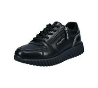 Bugatti Sneaker da Donna 435-ai606, Black Animal Print, 39 EU