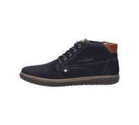 bugatti Sneakerboot aus Leder mit Komforweite, Stivali alla Moda Uomo, Dark Blue 4100, 43 EU Larga