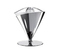 BUGATTI, Vita, Spremiagrumi Elettrico, Velocità 90-95 rotazioni al minuto, Capacità 0.6 litri, Filtro in Acciaio Inox, 80 W, Design Elegante, Colore cromo