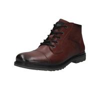 bugatti Stivali classici da uomo, stivali da uomo fodera fredda, Dark Red 3100, 45 EU Larga