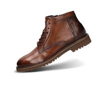 bugatti Stivali da uomo 331-AO930 con fodera fredda, cognac/marrone scuro, 40 EU, marrone scuro cognac, 40 EU