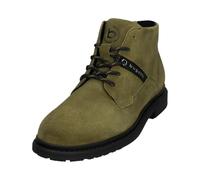 bugatti Stivali da uomo con lacci, fodera fredda, plantare intercambiabile, Verde scuro 7100, 43 EU