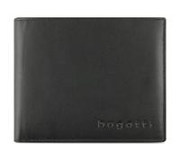bugatti Super Slim Portafoglio vera pelle, protezione RFID, 100% fatto a mano, nero
