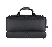 bugatti Universum borsa da viaggio e zaino 2 in 1 in poliestere, weekender e zaino da giorno, nero
