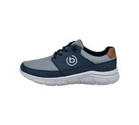 bugatti Uomo Sneakers in Mesh, Scarpe da Ginnastica Traspiranti, Lacci Elastici, Blu Blu Scuro, 45 EU