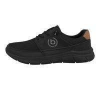 bugatti Uomo Sneakers in Mesh, Scarpe da Ginnastica Traspiranti, Lacci Elastici, Nero, 43 EU