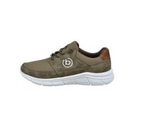 bugatti Uomo Sneakers in Mesh, Scarpe da Ginnastica Traspiranti, Lacci Elastici, Verde Chiaro, 47 EU