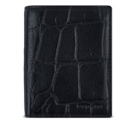 bugatti Upright Wallet With Flap Black