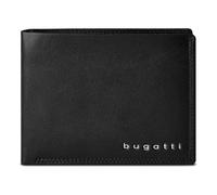 bugatti Valencia Portafoglio Protezione RFID Vera Pelle 12 cm nero