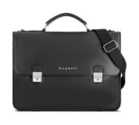 bugatti Valencia Valigetta Vera Pelle 38 cm Vano porta PC nero