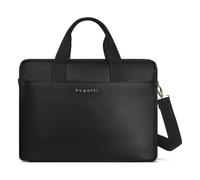 bugatti Valencia Valigetta Vera Pelle 40 cm Vano porta PC nero