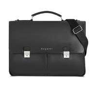 bugatti Valencia Valigetta Vera Pelle 43 cm Vano porta PC nero
