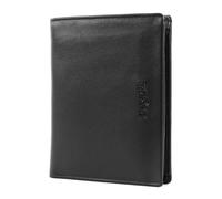 bugatti Vertice portafoglio da uomo in formato verticale in vera pelle nera