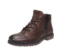 Bugatti Vittore - Stivaletti Stringati In Pelle T.moro - Uomo Scarpe Stivaletti