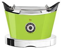 BUGATTI, Volo,Tostapane Elettronico, 4 Funzioni, 6 Livelli di Tostatura, Design innovativo, Corpo in Acciaio Inox, Pinze per Toast e Pane non incluse, Potenza 930 W (Verde Mela)