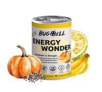 BugBell 400 g di cibo umido, vegetale e completo, a basso contenuto purino, esperienza con jackfrut, per cani attivi, banana e chia e L-carnitina come fornitore di energia, prodotto in Germania