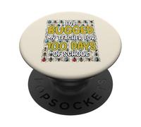 Bugged My Teacher 100 Days Of School 100th Day Ragazzi Bambini PopSockets PopGrip Adesivo