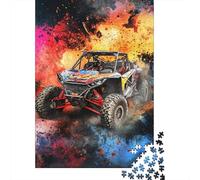 Buggy Fuoristrada Puzzle 1000 Pezzi Carta per Adulti Esplosione di Colori Gioco di Puzzle 1000 Pezzi Rilassamento Decorazione Regalo Famiglia 70x50cm/1000pcs