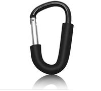 Buggy Ganci Moschettone, Passeggino Carrozzina, Passeggino clip, alluminio custodia supporto, Stroller Hooks,14 * 8cm(5.5"*3.1")