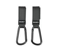 Dooky Gancio per passeggino Buggy Hook Small 2 pezzi Nero