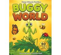 Buggy World: A Bugs and Insects Coloring Book for Kids Ages 4-8 with Fun Facts | Large Bold Outlines, Nature Science Education, and Backyard Explorer Activities by Fuzzy Friends FunTime