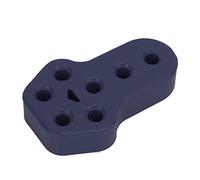 Bughhing di scarico di scarico universale Boccola ad alta densità ad alta densità Muffler Monte Bracket per gancio di telaio per tubo di scarico 12 mm dia 7 fori (Blu)