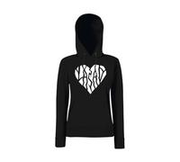 Bughyprint Felpa con Cappuccio Donna LA Sad White, XS