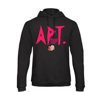 Bughyprint Felpa con Cappuccio Uomo APT ROSè Rose Bruno Mars, L