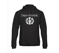 Bughyprint Felpa con Cappuccio Uomo Dream Theater Logo Log 2025, M