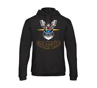 Bughyprint Felpa con Cappuccio Uomo GOLDRAKE MAZINGA UFO Robot, XL