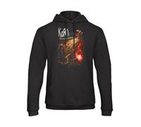 Bughyprint Felpa con Cappuccio Uomo Korn 2 Merch Limited Edition 2026, M