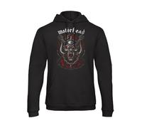 Bughyprint Felpa con Cappuccio Uomo Motorhead Lemmy Merch Limited Edition 2026, M