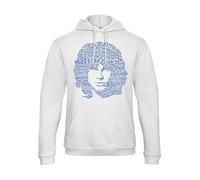 Bughyprint Felpa con Cappuccio Uomo Rock Band Bundle Jim Morrison The Doors