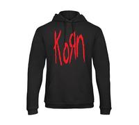Bughyprint Felpa con Cappuccio Uomo Rock Band Bundle Korn, XL