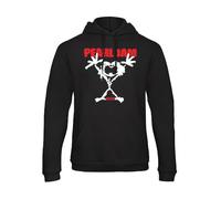 Bughyprint Felpa con Cappuccio Uomo Rock Band Bundle Pearl Jam Alive, XL