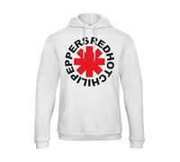 Bughyprint Felpa con Cappuccio Uomo Rock Band Bundle RHCP Red Hot Chili Peppers, XL
