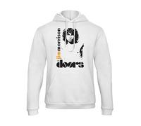 Bughyprint Felpa con Cappuccio Uomo Rock Band Bundle The Doors 2, L