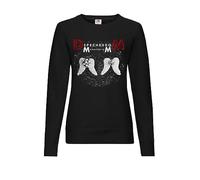 Bughyprint Felpa Girocollo Donna Depeche Mode Memento Mori Tour 2023 Edizione LIMITATISSIMA, XS
