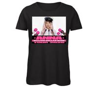 Bughyprint Tshirt Maglia Maglietta Cotone Donna Casual Girocollo Anna Pepe Million Dollar Babe 2026 2027 Merch Edizione Limitata 1, M